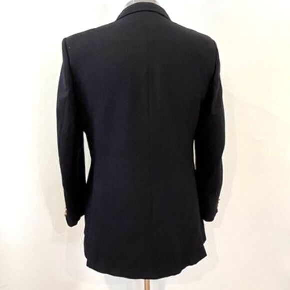 Dunn & Co Vintage Men's Blazer Wool London Crested Coat of Arms 2 Button - Picture 2 of 9